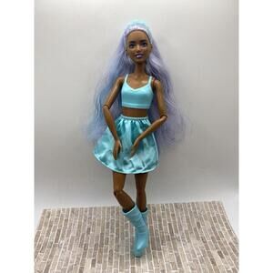 Barbie Cutie Reveal HKR05 Doll Purple Puppy African American 2023 Mattel B14